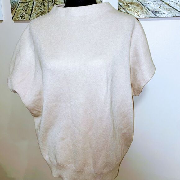 Cynthia Rowley poncho style bat wing sweater-size large - Picture 1 of 5